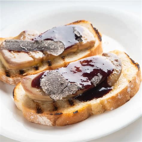 Tosta de foie con reducción de Pedro Ximénez