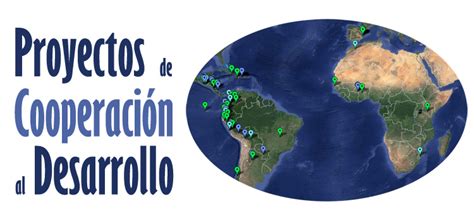 Mapa de proyectos de cooperación internacional de la AACID