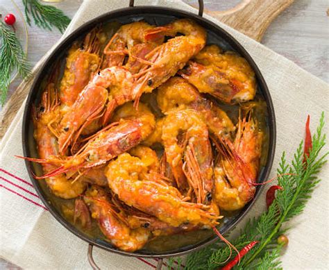 Ingredientes para gambones gratinados