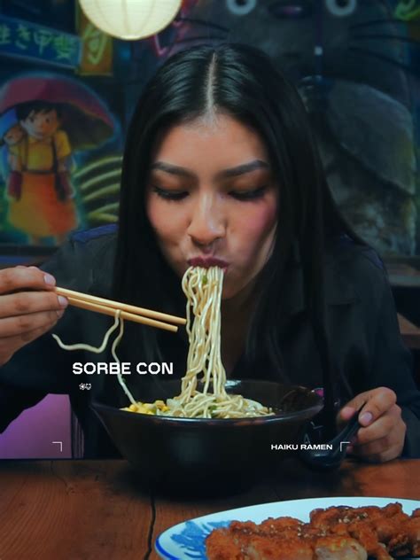 Técnica para sorber ramen