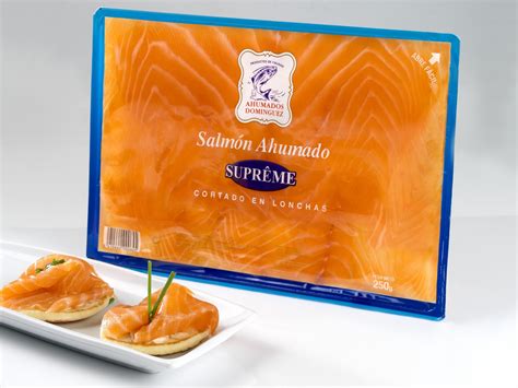 Loncha de salmón ahumado sin zonas negras