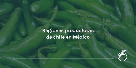Mapa de las regiones productoras de chile jalapeño en México y Estados Unidos