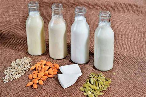 Variedad de leches vegetales
