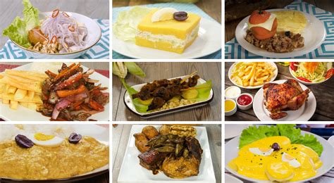Platos variados del menú de La Tenada