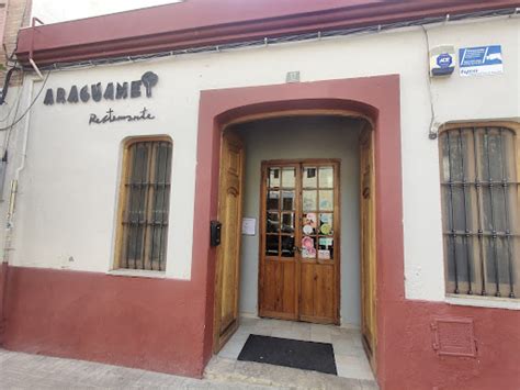 Fachada del restaurante Araguaney en Burjassot