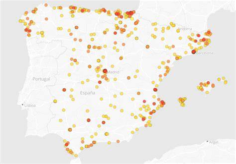 Mapa de restaurantes con Sol Repsol en Alicante