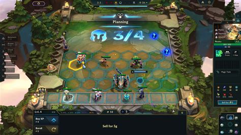 Mapa de objetos de Teamfight Tactics