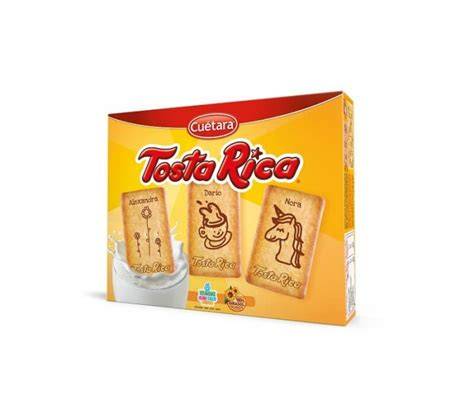 Galletas Tosta Rica en un desayuno