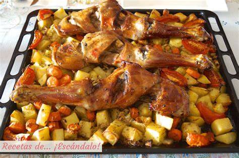 Cordero lechal asado al horno con piel crujiente