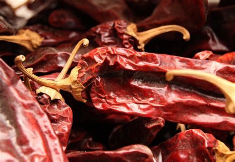 Pimientos choriceros secos e hidratados
