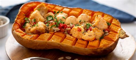 Ingredientes para calabaza rellena de pollo y choclo