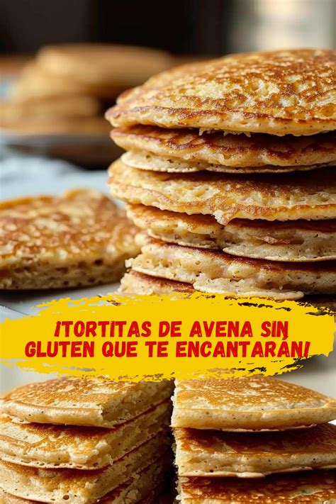 Tortitas de avena sin gluten con sirope