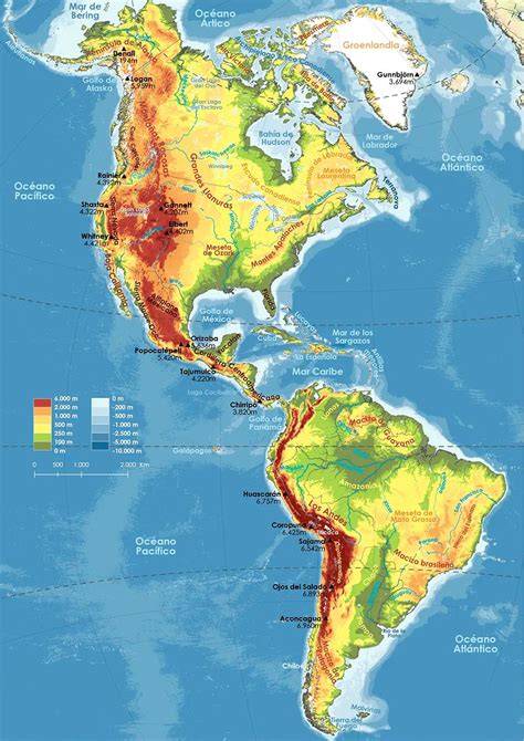 Mapa de la dispersión del maíz en América