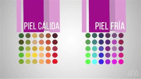 Paleta de colores para pieles cálidas