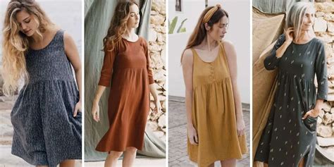 Ejemplos de vestidos tostados con diferentes combinaciones