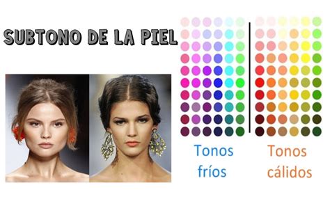 Paleta de colores castaños según subtono de piel