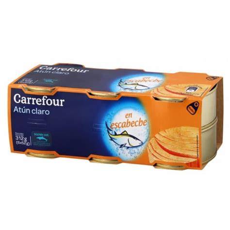 Envase de Atún Claro en Escabeche Carrefour Classic