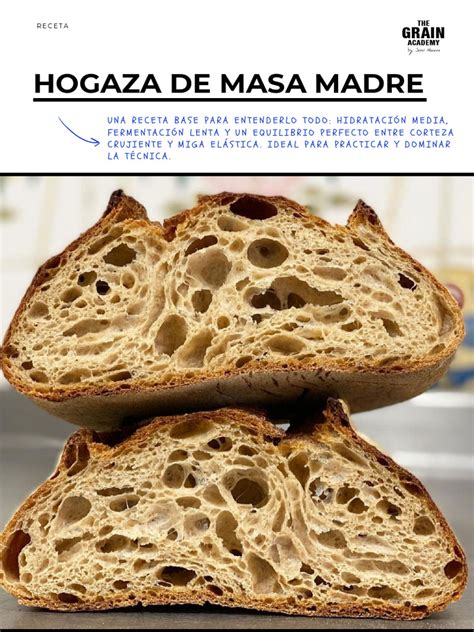 Hogaza de masa madre de cultivo de La Portalina