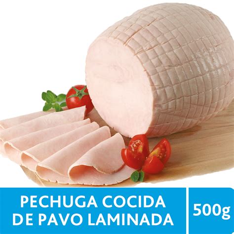 Pechuga de pavo cocida en rodajas