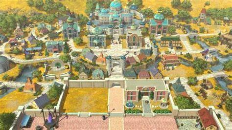 Pantalla de gestión del reino en Ni no Kuni 2