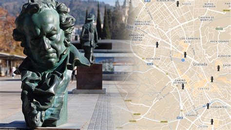 Mapa con la ubicación de las estatuas de San Fofi