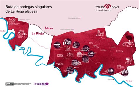 Mapa de la ubicación de Oyón en la Rioja Alavesa
