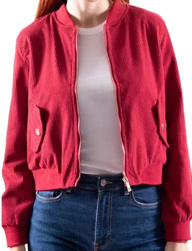 Chaqueta bomber de pana para mujer