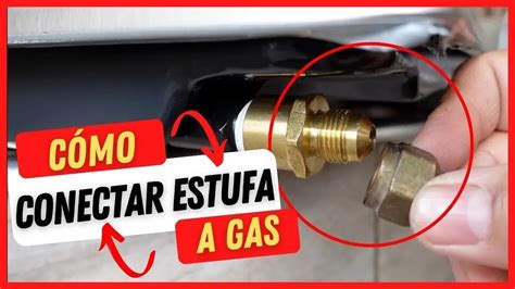 Diagrama de conexión del tubo de gas a la estufa