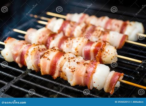 Brochetas de vieiras a la parrilla