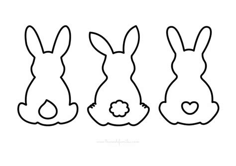 Variedad de conejos de Pascua en diferentes estilos para imprimir