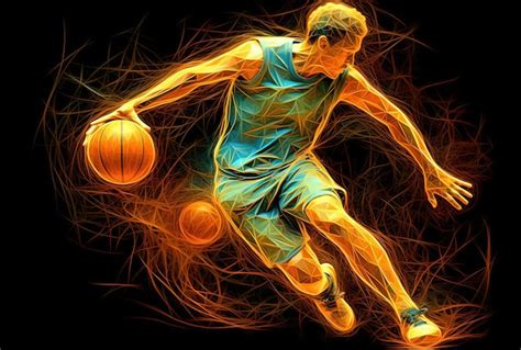 Imagen de un jugador de baloncesto legendario