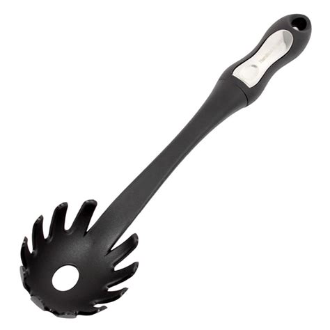 Cucharón para pasta con agujero medidor