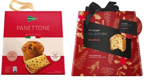 Panettone de El Corte Inglés en caja metálica
