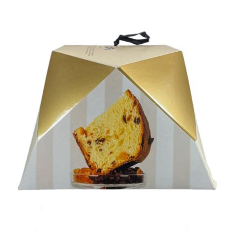 Panettone clásico con pasas y frutas confitadas