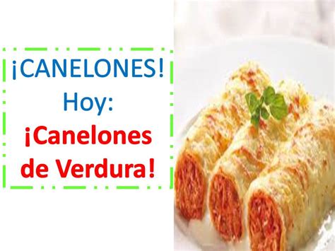 Variedades de canelones