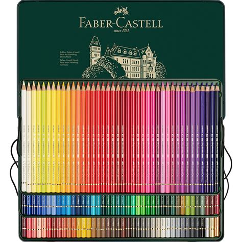 Detalle de la mina de un lápiz Faber-Castell Polychromos