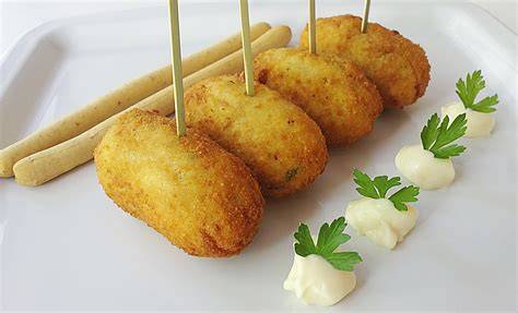 Croquetas de bacalao horneadas versus fritas