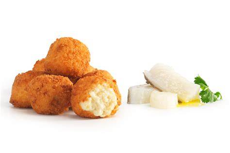 Croquetas de bacalao gourmet en un restaurante