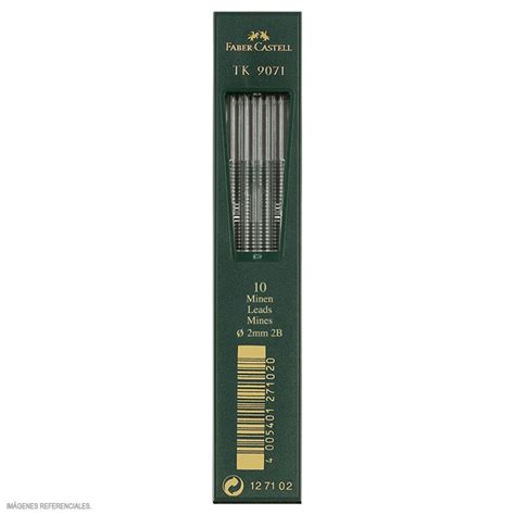 Esquema de las minas de lápices Faber-Castell