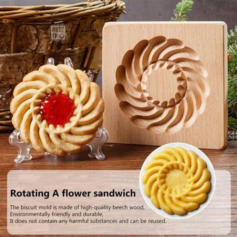 Moldes de madera para galletas maamoul