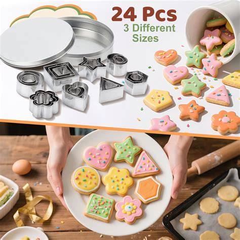 Variedad de cortadores de galletas con formas creativas