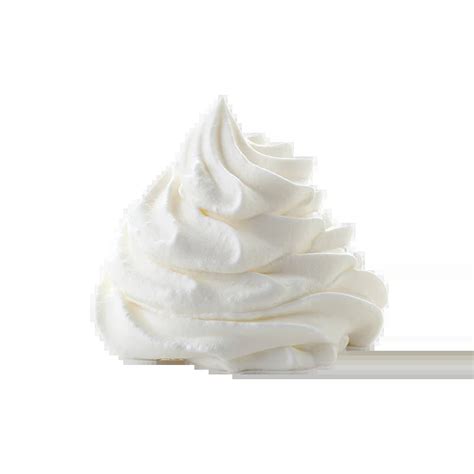 Porciones de crema batida congeladas en una bandeja de horno