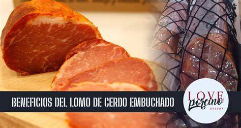 infografía sobre los beneficios del lomo de cerdo