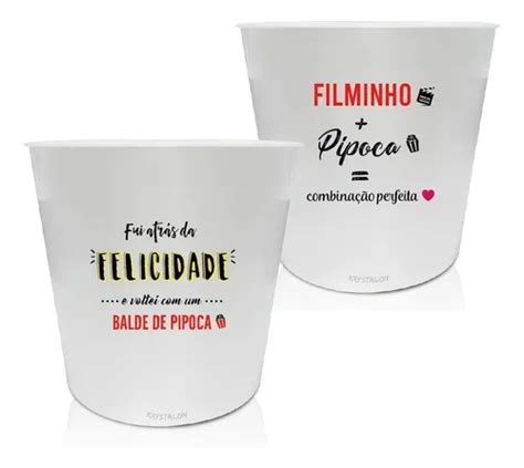 Cubos de palomitas personalizados con mensajes