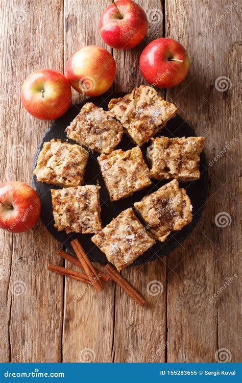 Presentación de blondies cortados