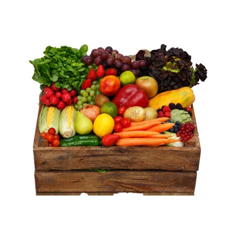 Caja de frutas y verduras variada