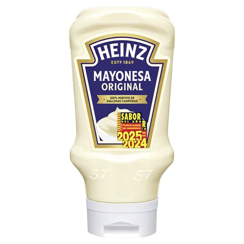 Ingredientes de alta calidad para mayonesa Heinz