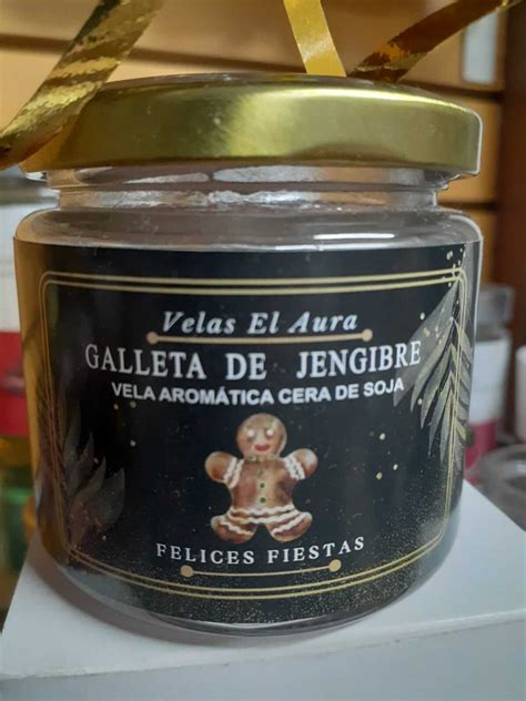 Vela aromática de galleta de jengibre