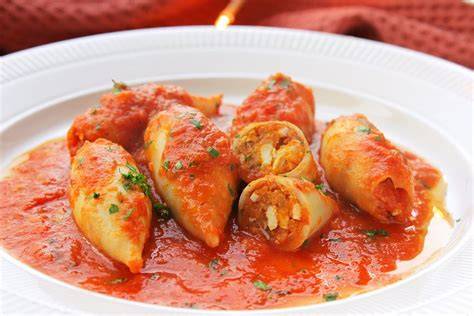 Chipirones rellenos friéndose