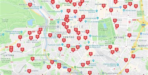 Mapa de ubicación de las sucursales de Panadería La Madrileña en Vigo